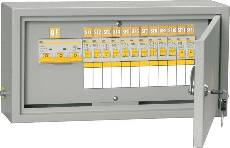 щит ощв-12/общ-3-100-12-0 (вв100а 12х16а) ip31 iek msm10-3n-100-12-31 от BTSprom.by