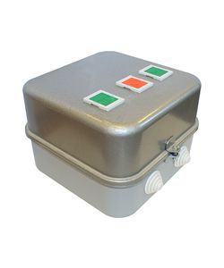 пускатель электромагнитный пм12-040560 у3 в 40а 220в/50гц 4но+2нз ip40 реверсивный без реле в корпусе с кнопками пуск + стоп + r электротехник et004600 от BTSprom.by