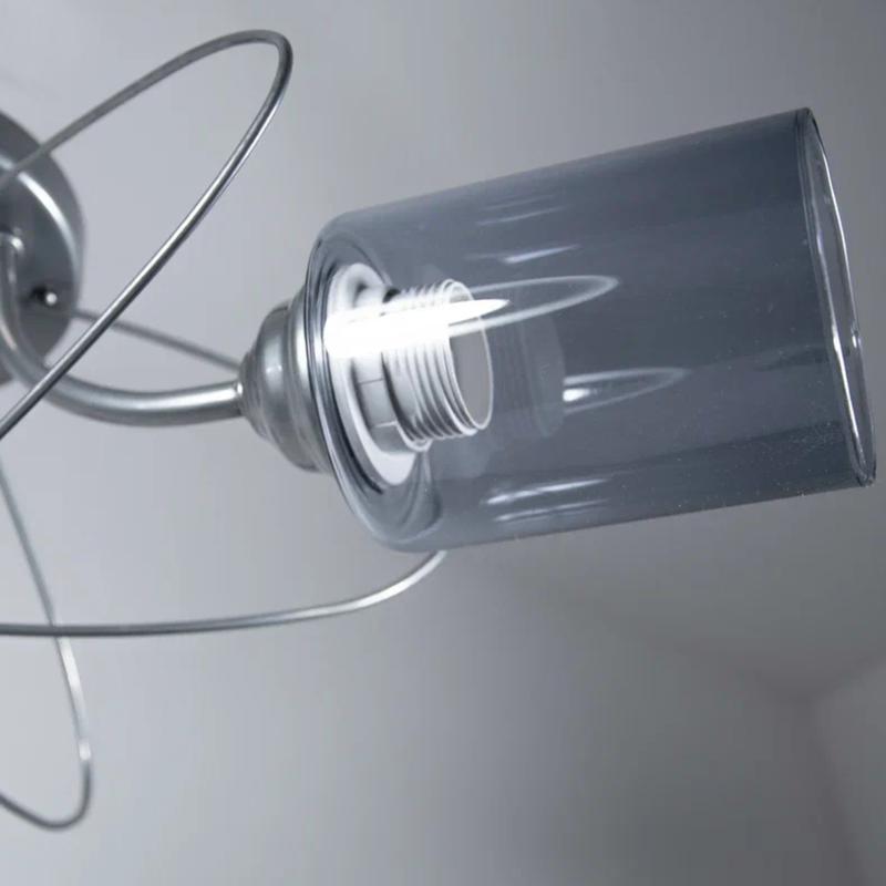  Светильник "Орбиталь" 131 (плафон 8386) НСБ 01-3х60-177 Е27 ИУ потолочн. хром Элетех 1005404477 фото в каталоге от BTSprom.by