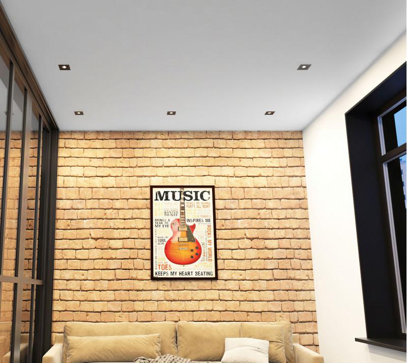  Светильник 50Вт GU10 IP20 встраив. алюм. черн. DENKIRS 680435 фото в каталоге от BTSprom.by