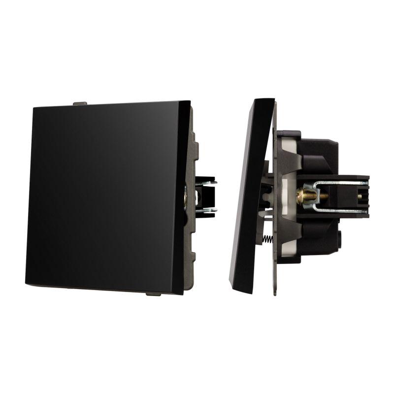 выключатель звонковый swt-tendo-mkr1-pl-bk 10а 230в механизм arlight 054143 от BTSprom.by