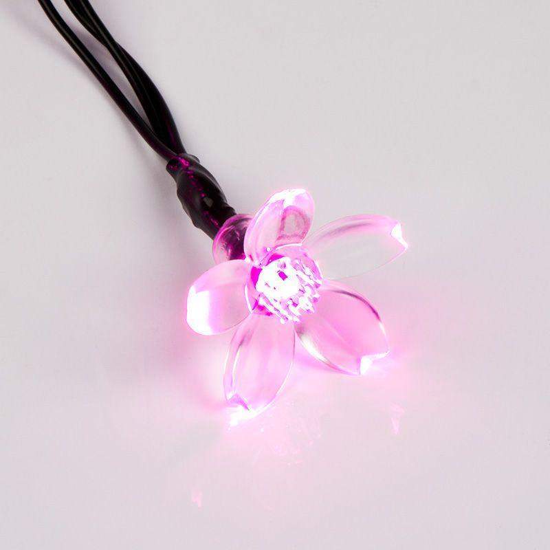 гирлянда светодиодная "цветы сакуры" 7м 50led роз. 1.5вт ip20 с контроллером 8 режимов neon-night 303-038 от BTSprom.by