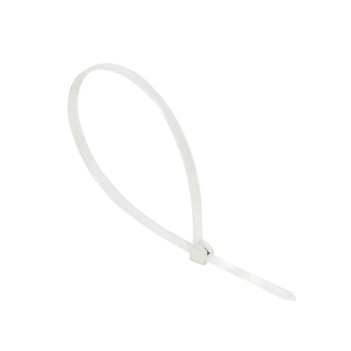 хомут нейлоновый со стальным зубом (б) 4х200 (уп.100шт) proxima ekf plc-fl-ctsbw-4x200 от BTSprom.by