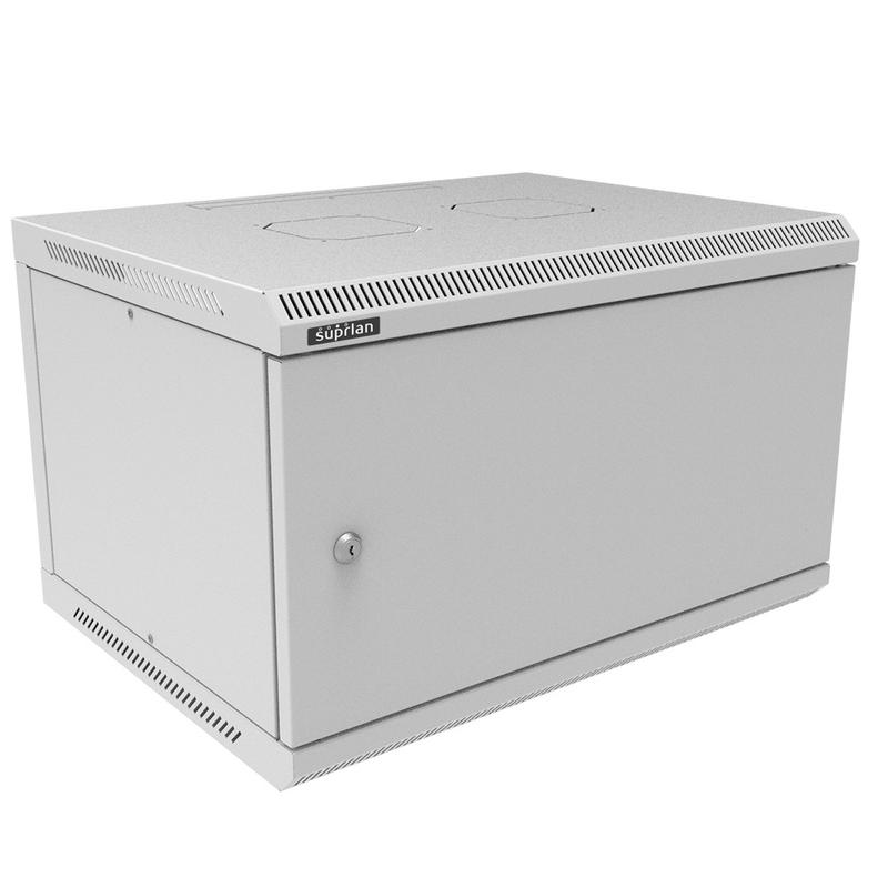 шкаф телекоммуникационный настенный твс-6u-600-450-мр-9005 suprlan 05-2064 от BTSprom.by