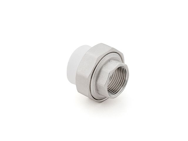 американка пп вн. 25х1/2", бел. ртп (соединение разборное внутренняя резьба полипропиленовое) (ростурпласт) 10618 от BTSprom.by