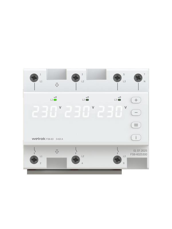 переключатель фаз fs6-63 welrok 4660251141417 от BTSprom.by