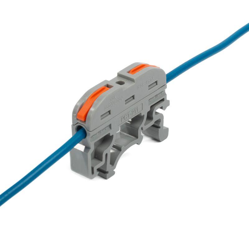  Клемма проходная СМК 222-2411 на DIN-рейку КВТ 87640 фото в каталоге от BTSprom.by