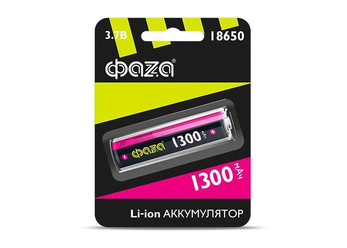 аккумулятор 18650 3.7в li-ion 1300ма.ч без платы защиты bl-1 фаzа 5028227 от BTSprom.by