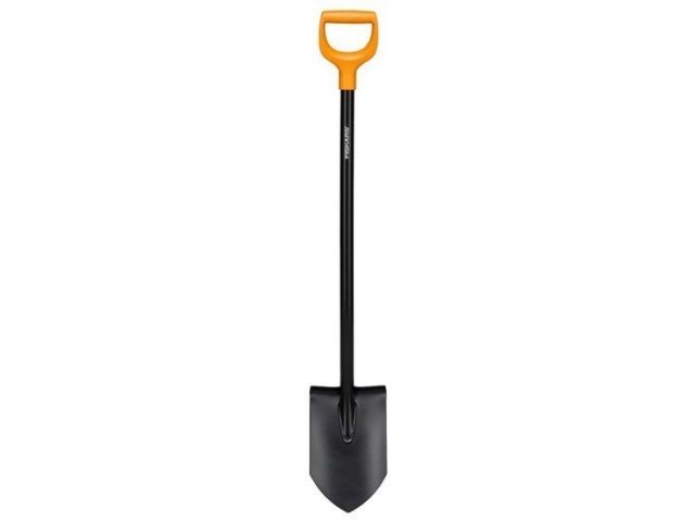 лопата штыковая solid fiskars (длина:1166мм, ширина:180мм) 1066716 от BTSprom.by