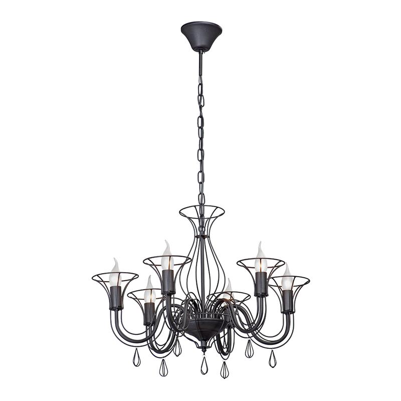 люстра 6xe14 макс. 40вт vitaluce v4861-1/6 от BTSprom.by