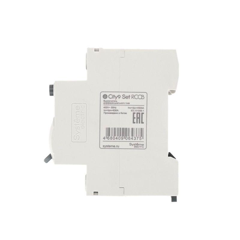  Выключатель дифференциального тока (УЗО) 4п 63А 100мА тип AC City9 Set 400В SE C9R56463 фото в каталоге от BTSprom.by