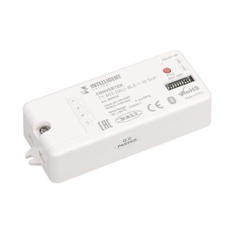 конвертер ty-802-dali-ble-1-10-suf (230в 10а dali 0-10в) (ip20 пластик) intelligent arlight 029910 от BTSprom.by