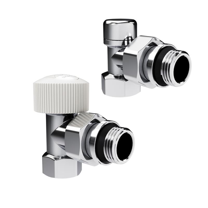 набор термостатический угловой design 1/2дюйм м30х1.5 хром royal thermo нс-1640380 от BTSprom.by