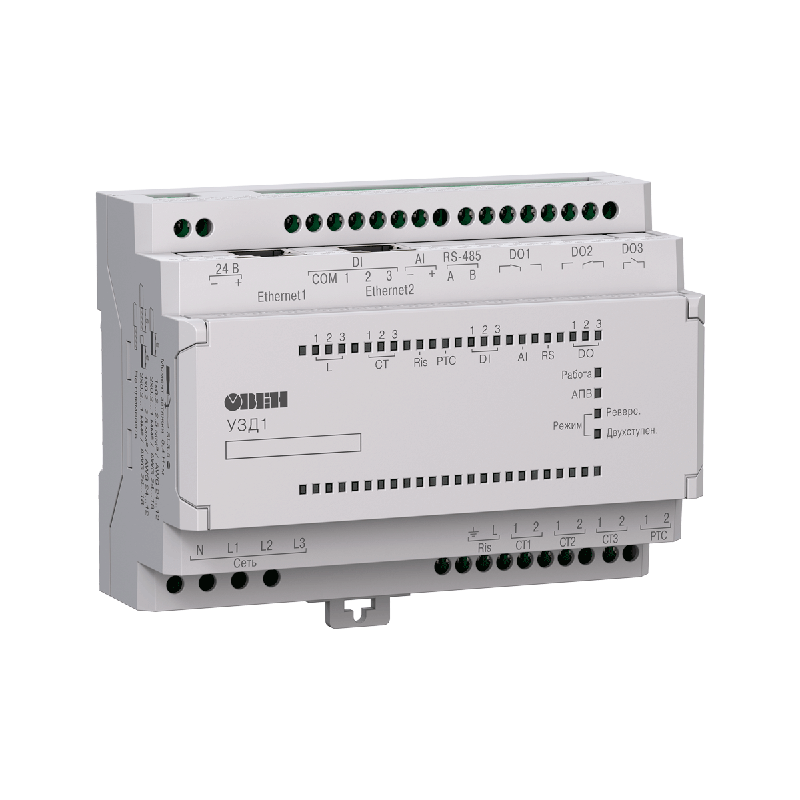 устройство защиты двигателя узд1-rs овен 119480 от BTSprom.by