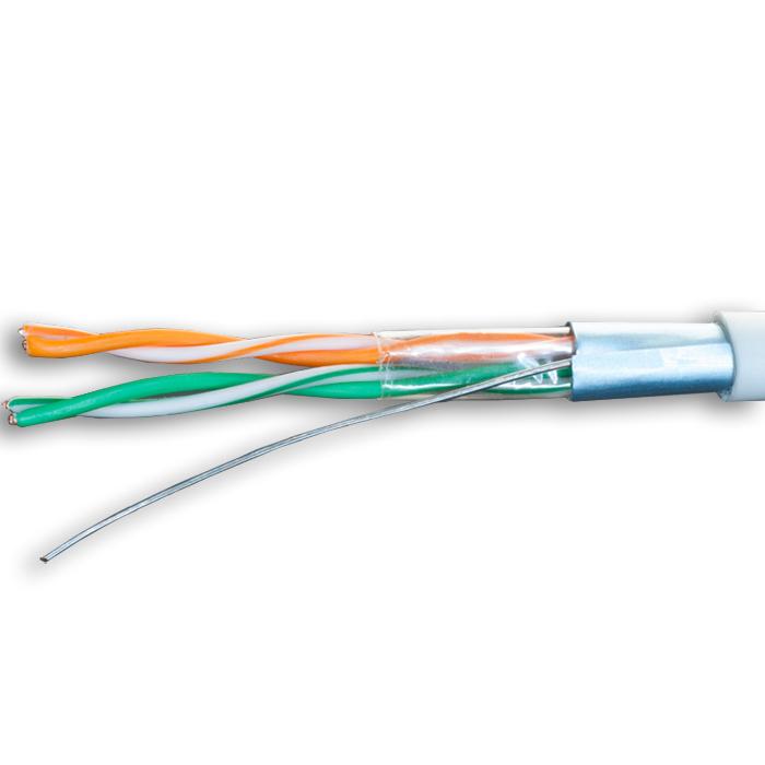 кабель витая пара f/utp кат.5e 2х2х24awg solid cu pvc standard сер. 500м (м) suprlan 01-0914-1 от BTSprom.by