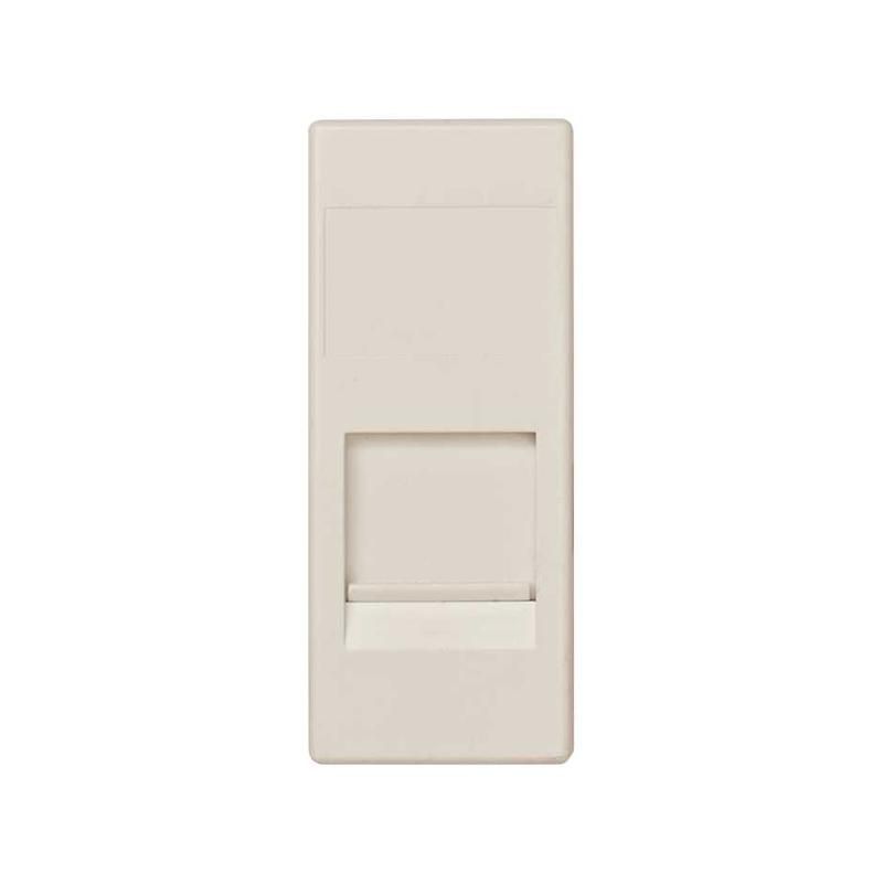 адаптер на 1 rj45(12) коннектор 75528; 75540; 75541; 75544-39 узкий защ. шторки simon82 centralizations сл. кость 82585-61 от BTSprom.by