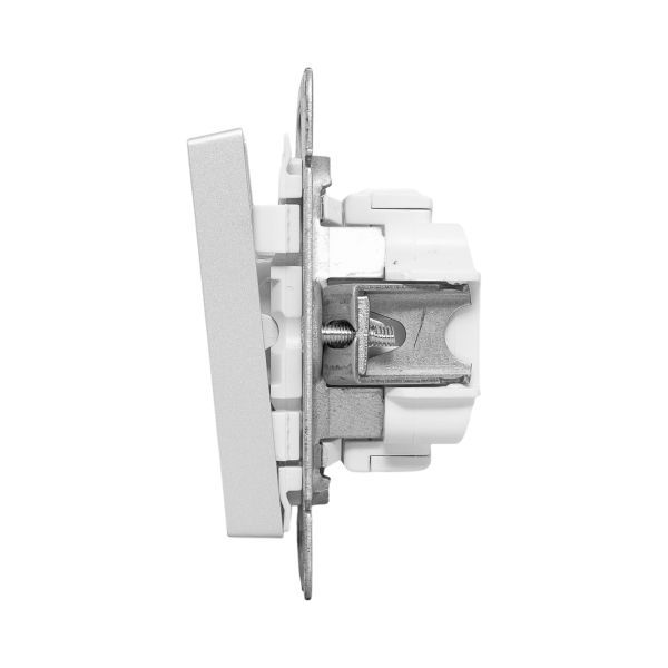  Выключатель проходной 2-кл. СП Эпика механизм алюм. EKF UP1-SWA-21 фото в каталоге от BTSprom.by