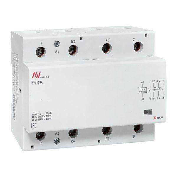контактор модульный км 125а 2no+2nc 230в ac (6 мод.) averes ekf km-av-6-125-22-230v от BTSprom.by