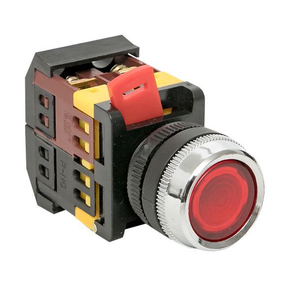  Кнопка ABLFS-22 с подсветкой красн. NO+NC 230В PROxima EKF ablfs-22-r фото в каталоге от BTSprom.by