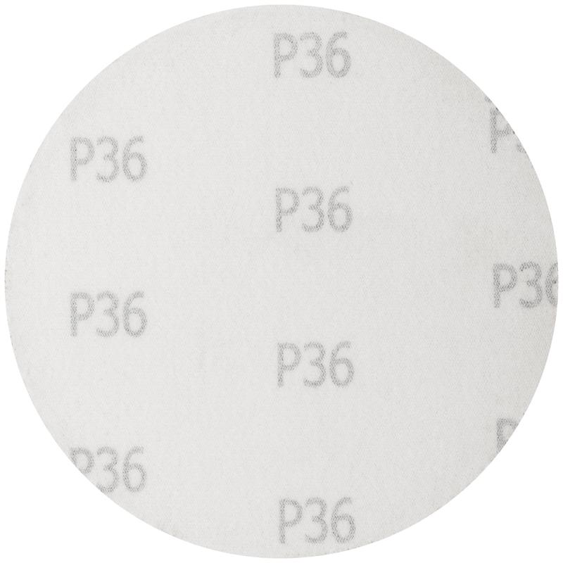  Круг шлифовальный сплошные (липучка) алюм./оксид 150мм (уп.5шт) Р 36 FIT 39801 фото в каталоге от BTSprom.by