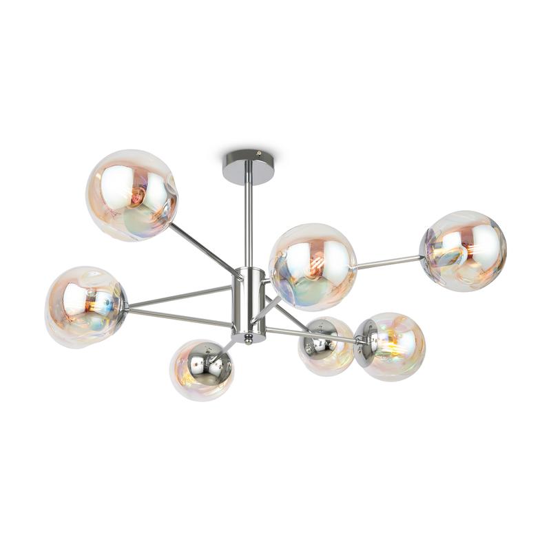  Светильник Hubble 60Вт E27х8 IP20 подвесной Freya FR5223PL-08CH фото в каталоге от BTSprom.by