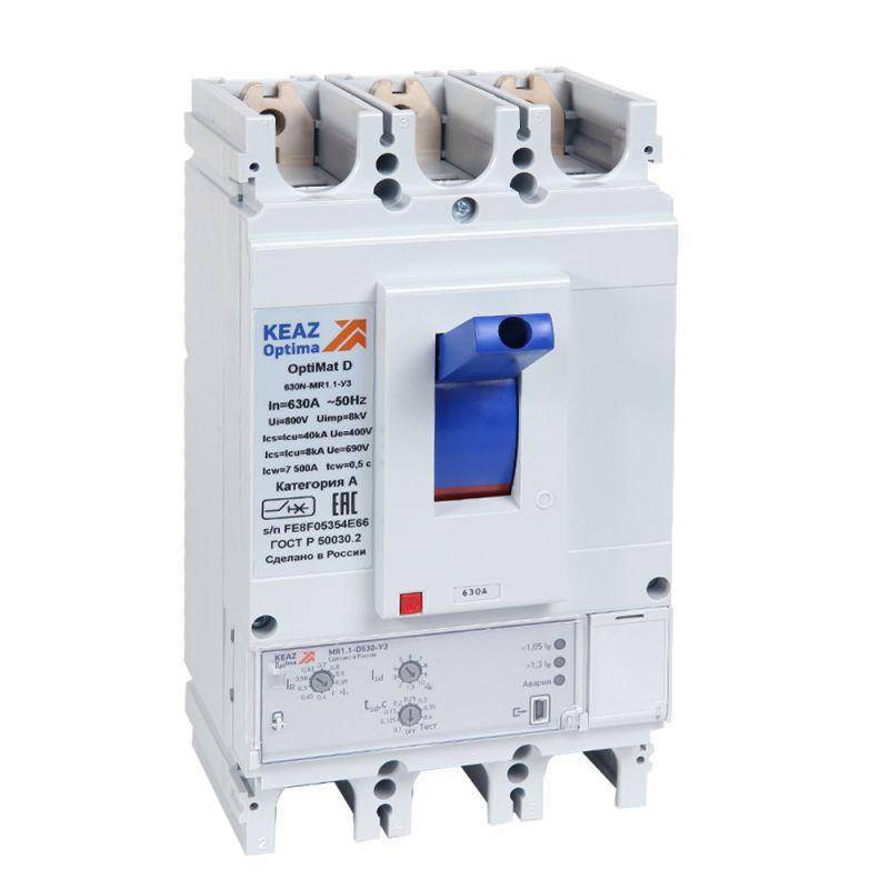 выключатель автоматический optimat d400n-mr1.1-у3 кэаз 321646 от BTSprom.by
