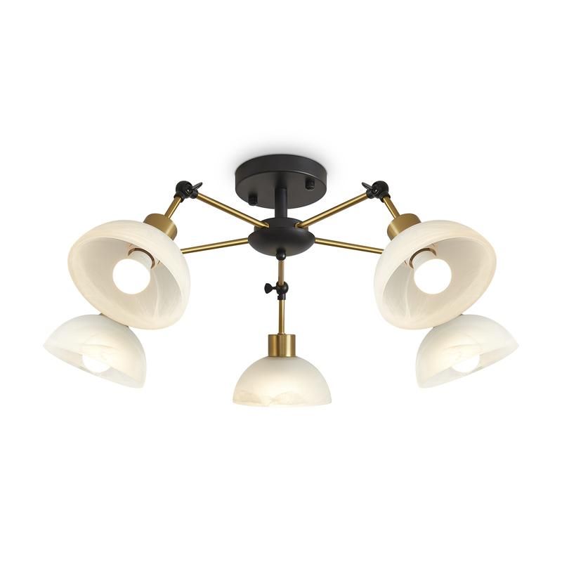 светильник bessie 5х60вт e27 ip20 подвесной freya fr5526pl-05bbz от BTSprom.by