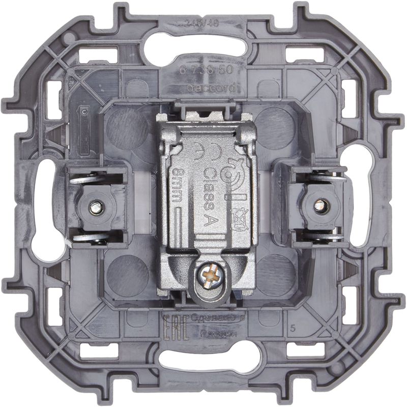 Розетка телевизионная TV Inspiria 2дБ 0-2400мГц с топологией "звезда" механизм бел. IEK 673850 фото в каталоге от BTSprom.by