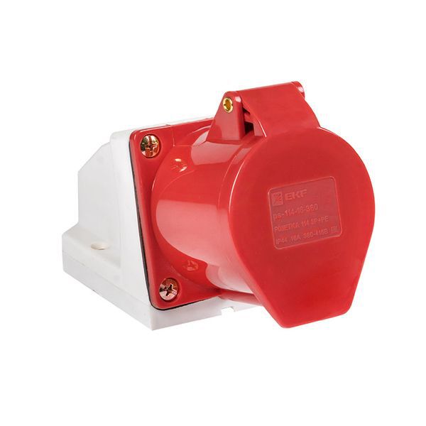 розетка наружн. уст. 16а 3p+pe ip44 (114) ekf ps-114-16-380 от BTSprom.by