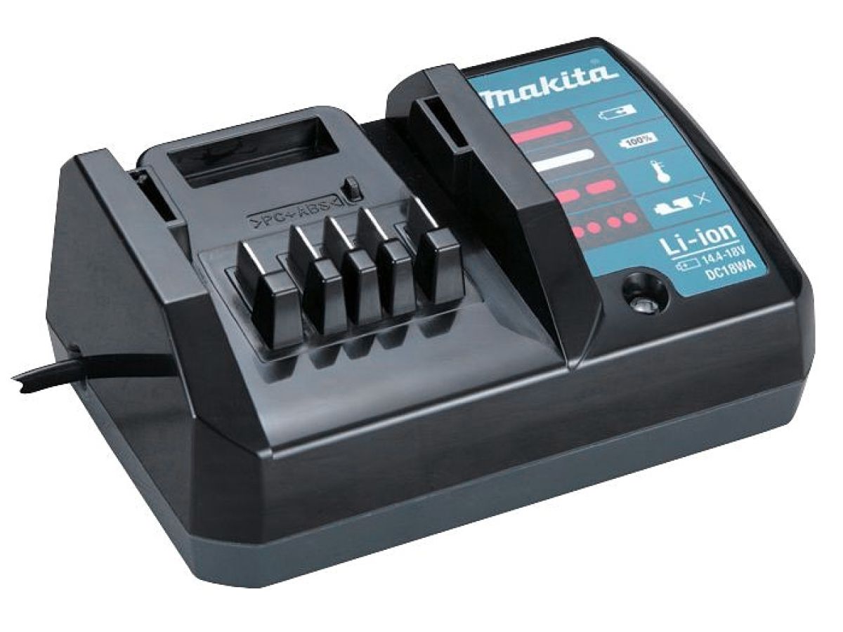 зарядное устройство makita dc 18 wa (зарядное устойство для аккумуляторов g - серии. для зарядки аккумуляторов серии g bl1413g и bl1813g.) 196645-1 от BTSprom.by