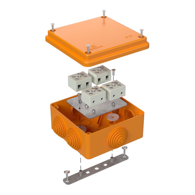 коробка огнестойкая оп 40-0300-fr1.5-8 е15-е120 100х100х50 промрукав 40-0300-fr1.5-8 от BTSprom.by