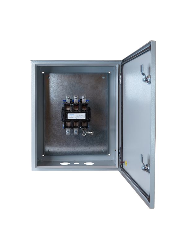 пускатель электромагнитный пм12-160140 у3 в 220в 2з+2р 160а нереверс. б/реле в корпусе 500х400х220 без кнопок ip40 электротехник et020194 от BTSprom.by