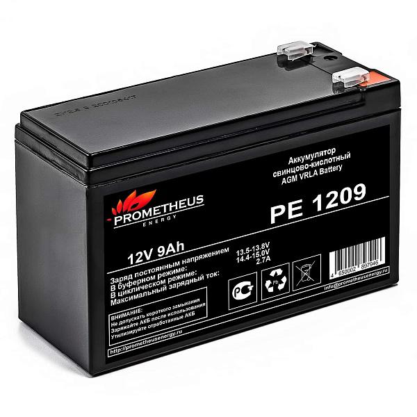 аккумулятор 12в 9а.ч pe1209 prometheus energy нф-00004723 от BTSprom.by