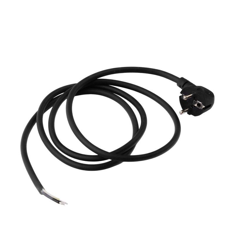 кабель сетевой sr-lr2 пвс3х1 с угловой евровилкой 3500вт 16а с заземл. 1.5м черн. volsten 15933 от BTSprom.by