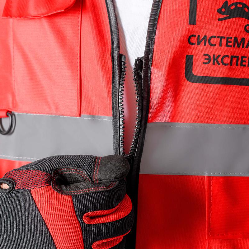  Жилет сигнальный "Премиум" СИСТЕМА КМ Vest-KM-XXL размер XXL КМ LO49848 фото в каталоге от BTSprom.by