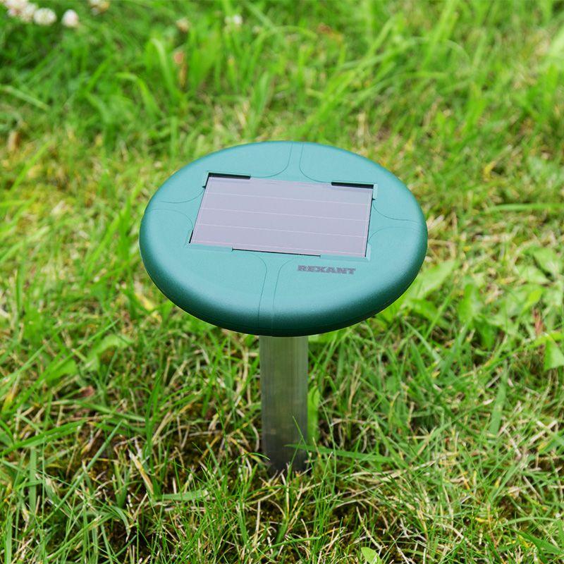  Отпугиватель змей ультразвуковой R30м солнечная батарея с подсветкой Rexant 71-0027 фото в каталоге от BTSprom.by