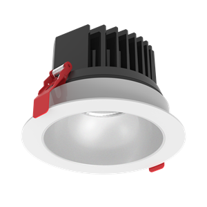 светильник светодиодный dl-spark 25вт 3000к ip44 150х105 60град. встраив. с матов. серебр. рефлектором бел. varton v1-r0-00434-10l07-4402530 от BTSprom.by