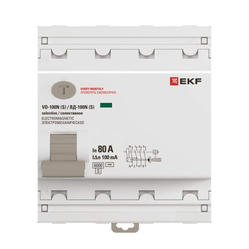 Выключатель дифференциального тока 4п 80А 100мА тип AC 6кА ВД-100N (S) электромех. PROxima EKF E1046MS80100 фото в каталоге от BTSprom.by  Выключатель дифференциального тока 4п 80А 100мА тип AC 6кА ВД-100N (S) электромех. PROxima EKF E1046MS80100 фото в каталоге от BTSprom.by