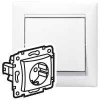 розетка 1-м сп valena 16а ip21 2p+e с заземл. немецк. стандарт механизм бел. (diy-упак.) iek 694280 от BTSprom.by
