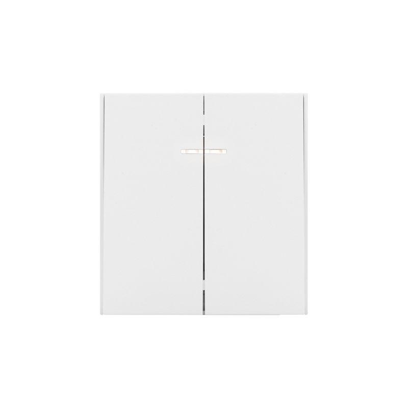 выключатель 2-кл. сп strong miele 10а с подсветкой жемчуг kranz kr-78-0714-4 от BTSprom.by