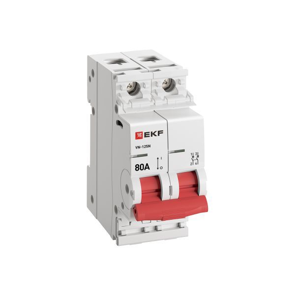  Выключатель нагрузки 2п 80А ВН-125N PROxima EKF S1252080 фото в каталоге от BTSprom.by