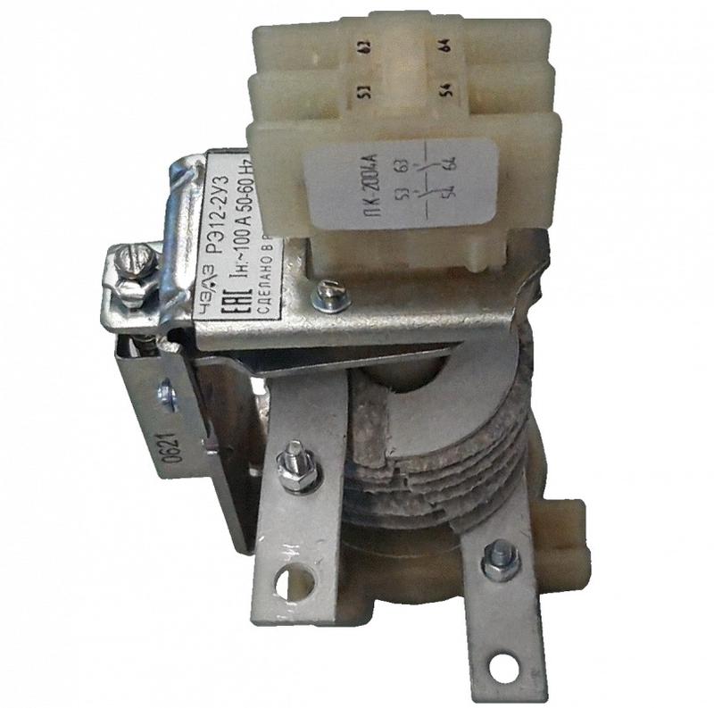 реле тока рэ-12-2-100а (110-350)% 1"з"+1"р" зад. прис. чэаз a8119-77942031 от BTSprom.by