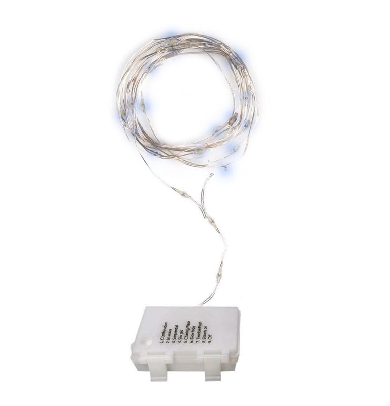 гирлянда dc-g03-50w 50microled 5.1м 8реж. 3xaa (не в компл.) бел. фаzа 5047891 от BTSprom.by