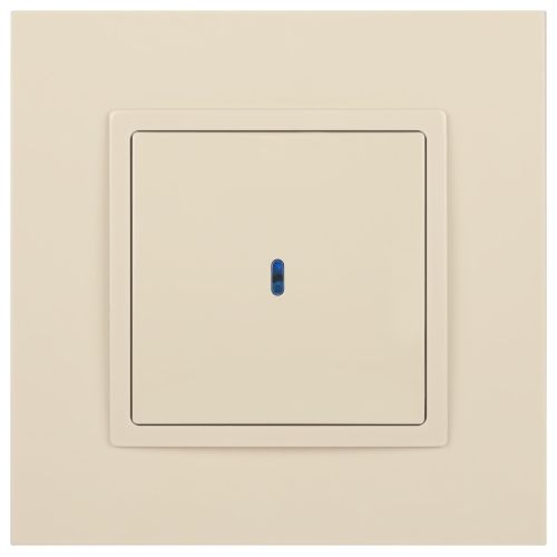  Выключатель 1-кл. СП Elegance 14-1102-02 10А IP20 250В 10AX с подсветкой механизм сл. кость Эра Б0034216 фото в каталоге от BTSprom.by