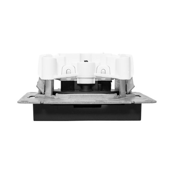  Розетка СП Эпика 16А без заземл. защ. шторки механизм черн. EKF UP1-SOB-101 фото в каталоге от BTSprom.by