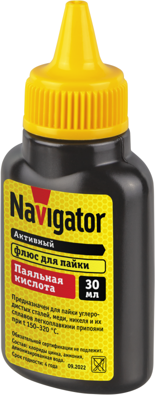флюс 93 744 nem-fl01-f30 паяльная кислота 30мл navigator 93744 от BTSprom.by
