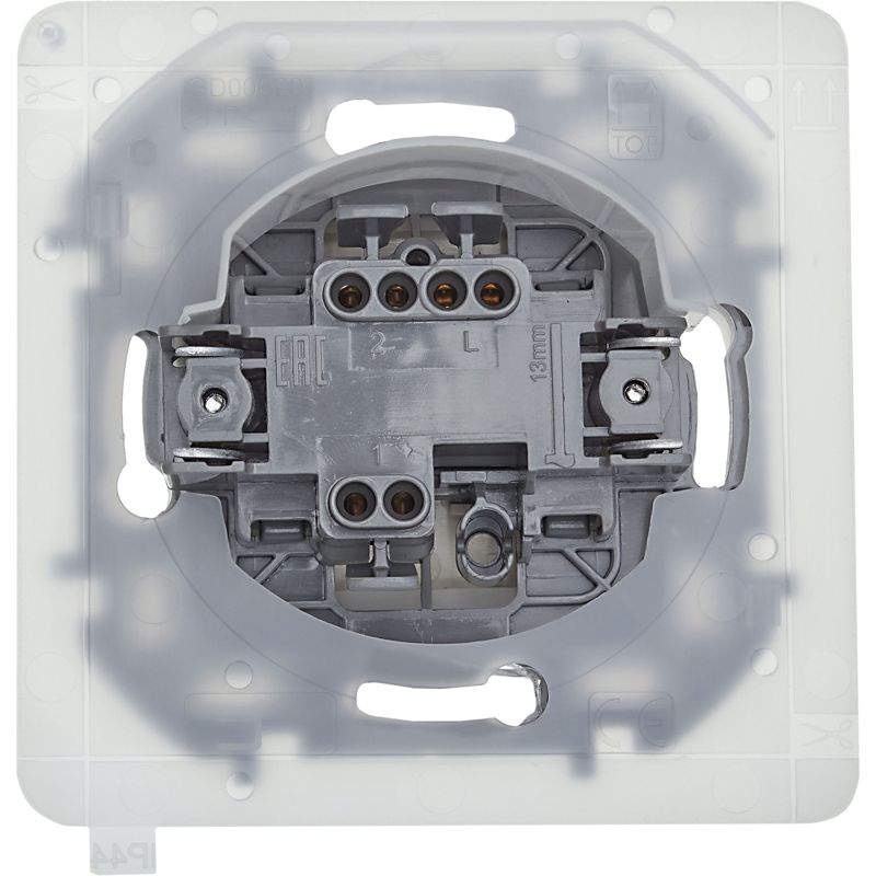  Переключатель 1-кл. Inspiria 10А IP44 250В 10AX механизм сл. кость IEK 673671 фото в каталоге от BTSprom.by