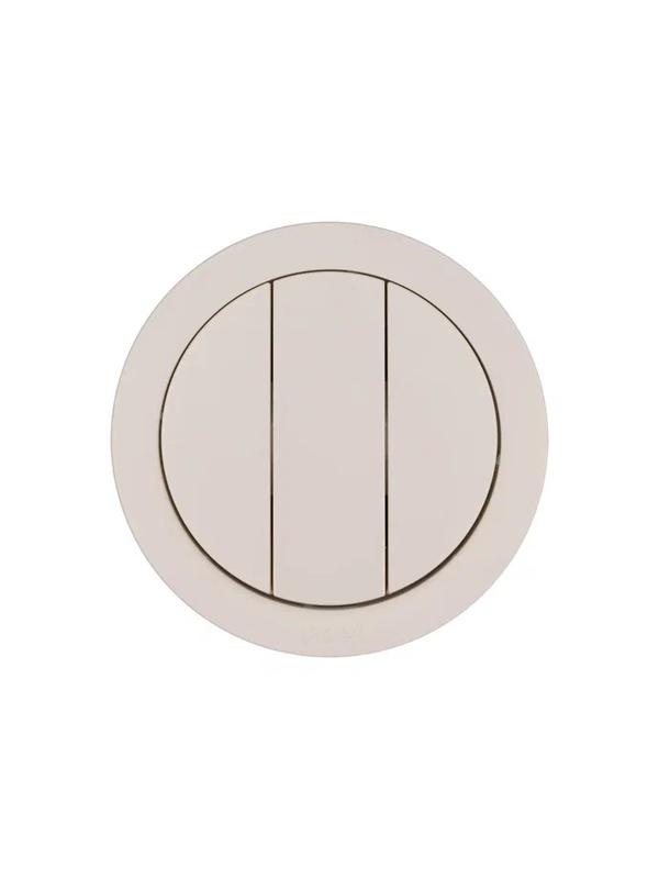  Выключатель 3-кл. СП OSEN механизм сл. кость LEZARD 743-9088-109 фото в каталоге от BTSprom.by