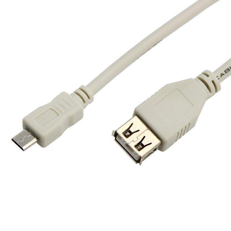 шнур micro usb (male) - usb-a (female) 0.2м rexant 18-1161 от BTSprom.by
