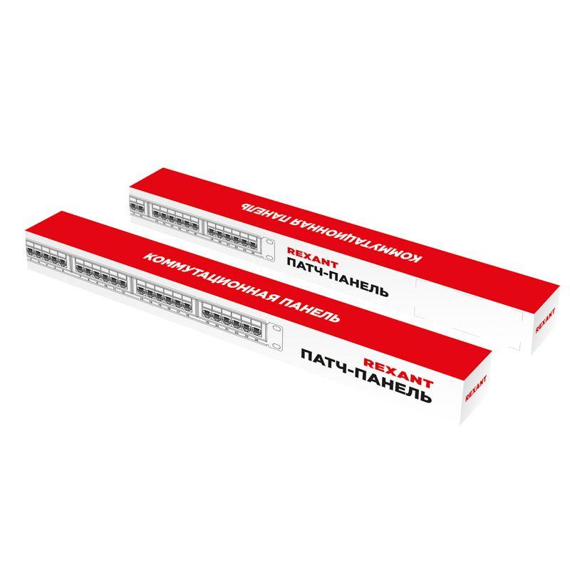  Панель коммутационная 19дюйм 1U 24 порта UTP RJ-45 кат.6 PRO Rexant 02-0234 фото в каталоге от BTSprom.by